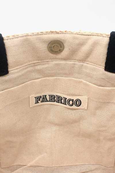 【FABRICO】ナンバー ジュートバック S